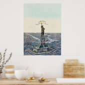 Vrijheidsbeeld dat de wereld verheldert poster (Keuken)