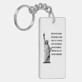 Vrijheidsbeeld de nieuwe kolossus sleutelhanger (Voorkant Links)