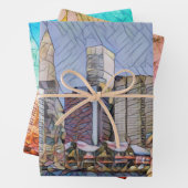 Vrijheidsbeeld door Mirsat Karabel Wrapping Paper (In situ)