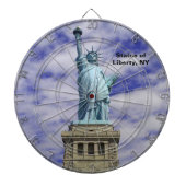 Vrijheidsbeeld, Ellis Island, New York Dartbord (Voorkant)