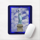 Vrijheidsbeeld, Ellis Island, New York Mousepad Muismat (Met muis)
