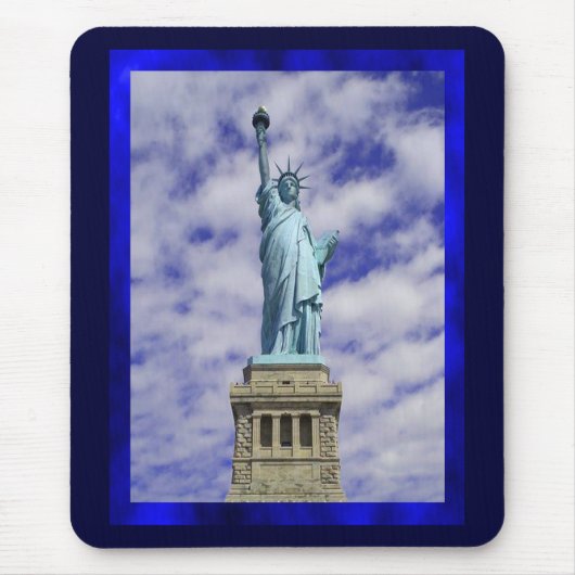 Vrijheidsbeeld, Ellis Island, New York Mousepad Muismat (Voorkant)