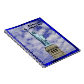 Vrijheidsbeeld, Ellis Island, New York Notitieboek (Rechterzijde)