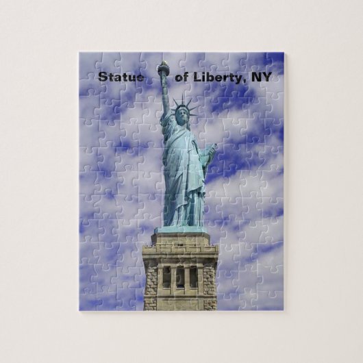 Vrijheidsbeeld, Ellis Island, New York Puzzel (Verticaal)