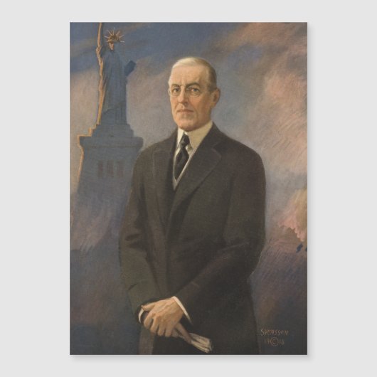 Vrijheidsbeeld en President Woodrow Wilson (Voorkant)