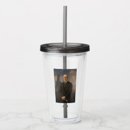 Vrijheidsbeeld en President Woodrow Wilson Acryl Drinkbeker