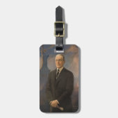 Vrijheidsbeeld en President Woodrow Wilson Bagagelabel (Voorkant verticaal)