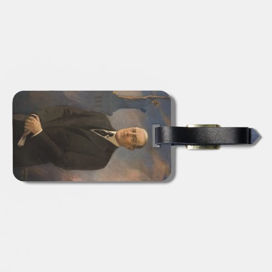 Vrijheidsbeeld en President Woodrow Wilson Bagagelabel (Achterkant horizontaal)