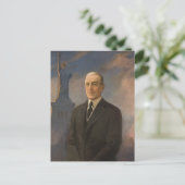 Vrijheidsbeeld en President Woodrow Wilson Briefkaart (Staand voorkant)