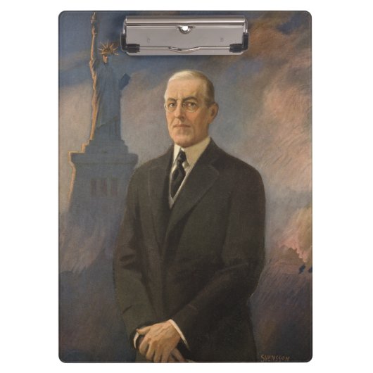 Vrijheidsbeeld en President Woodrow Wilson Klembord (Voorkant)