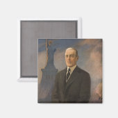 Vrijheidsbeeld en President Woodrow Wilson Magneet (Voorkant / Achterkant)