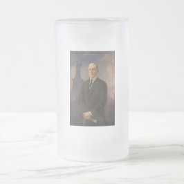 Vrijheidsbeeld en President Woodrow Wilson Matglas Bierpul