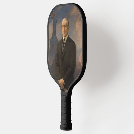 Vrijheidsbeeld en President Woodrow Wilson Pickleball Paddle (Links)