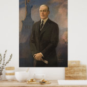 Vrijheidsbeeld en President Woodrow Wilson Poster (Keuken)