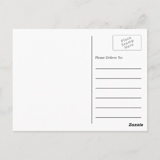 Vrijheidsbeeld, feestdag feestdag briefkaart (Achterkant)