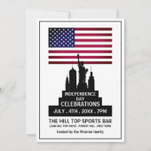 Vrijheidsbeeld, feestdag feestdag kaart (Voorkant)