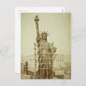  vrijheidsbeeld feestdagenkaart (Voorkant / Achterkant)