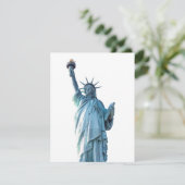 Vrijheidsbeeld Feestdagenkaart (Staand voorkant)