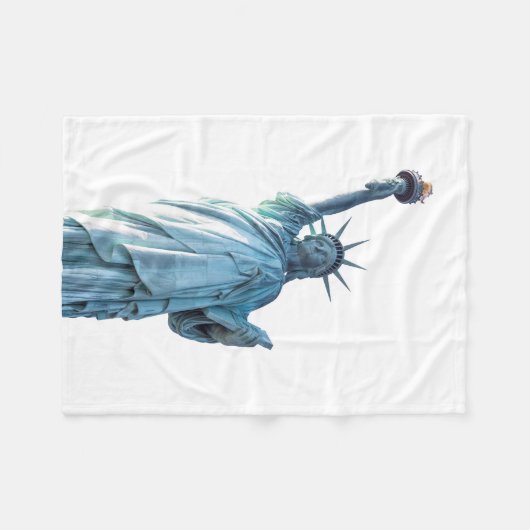 Vrijheidsbeeld Fleece Deken (Voorkant (Horizontaal))