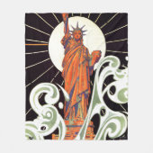 Vrijheidsbeeld Fleece Deken (Voorkant)