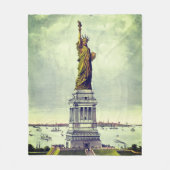 Vrijheidsbeeld Fleece Deken (Voorkant)