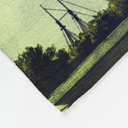  Vrijheidsbeeld Fleece Deken (Hoek)