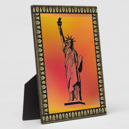 Vrijheidsbeeld Fotoplaat (Zijkant)