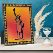 Vrijheidsbeeld Fotoplaat (Zijkant)