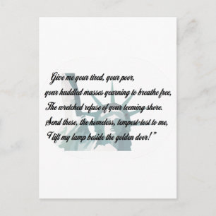 Vrijheidsbeeld - Geef me je moe... Briefkaart