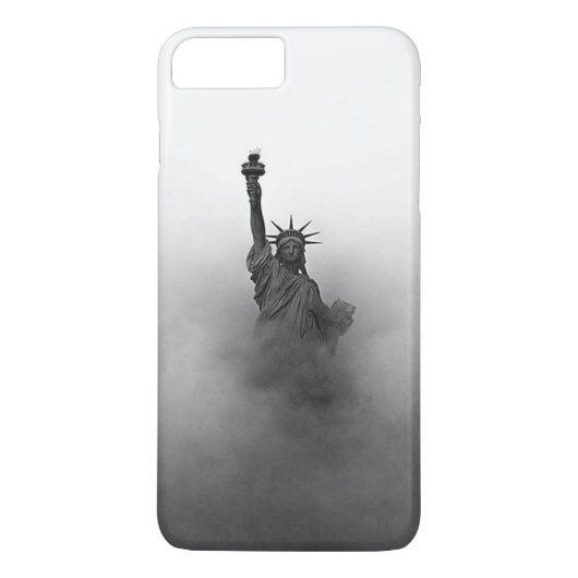 Vrijheidsbeeld gehuld in mist Case-Mate iPhone case (Achterkant)