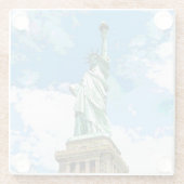 Vrijheidsbeeld Glazen Onderzetter (Achterkant)