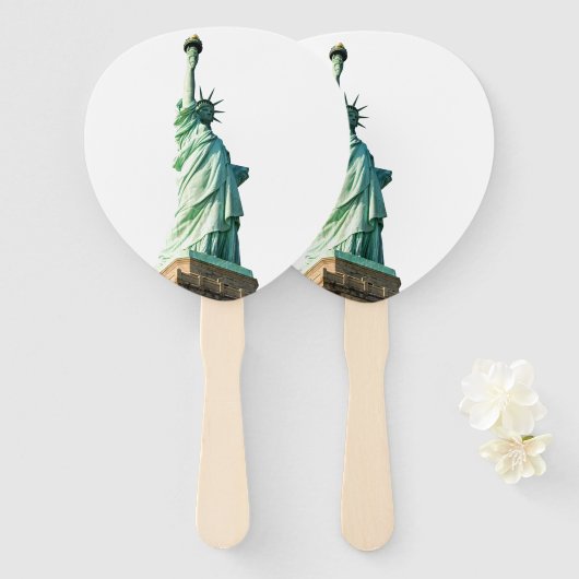 Vrijheidsbeeld Handwaaier (Voorkant en achterkant)