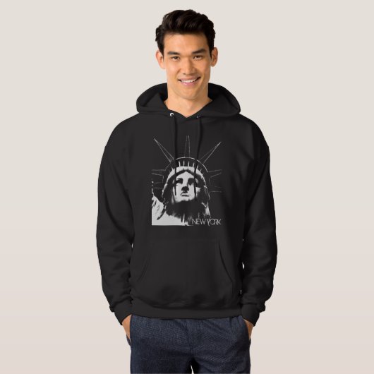 Vrijheidsbeeld Hoodie Cool NY Shirt Souvenir (Voorkant volledig)