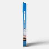 Vrijheidsbeeld, Hudson River en Manhattan Case-Mate iPhone Case (Achterkant / Links)