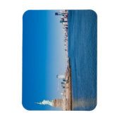 Vrijheidsbeeld, Hudson River en Manhattan Magneet (Verticaal)