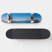 Vrijheidsbeeld, Hudson River en Manhattan Skateboard (Horizontaal)
