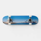 Vrijheidsbeeld, Hudson River en Manhattan Skateboard (Horizontaal)