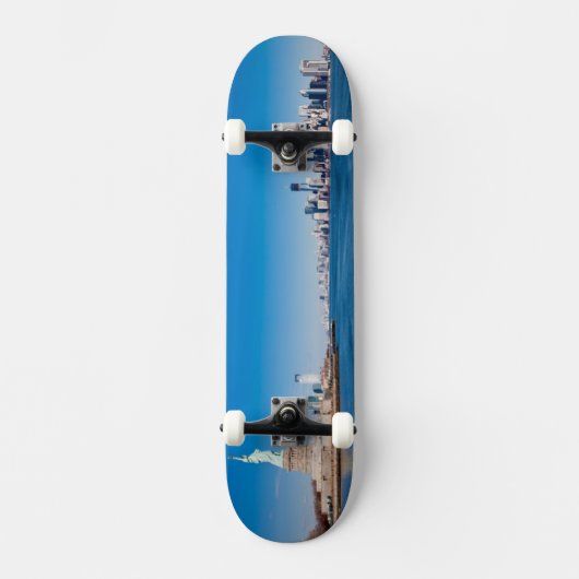 Vrijheidsbeeld, Hudson River en Manhattan Skateboard (Voorkant)