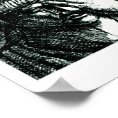 Vrijheidsbeeld huilend anti Trump verzet zich niet Poster (Hoek)