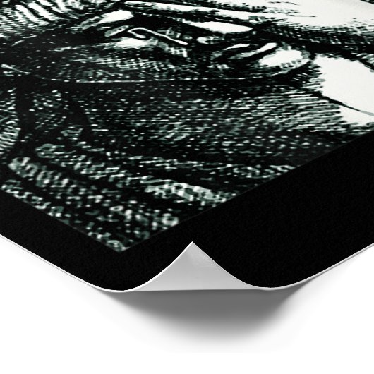 Vrijheidsbeeld huilend anti-Trump verzet zich niet Poster (Hoek)