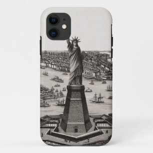 Vrijheidsbeeld in de haven van New York Case-Mate iPhone Case