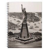Vrijheidsbeeld in de haven van New York Notitieboek (Voorkant)