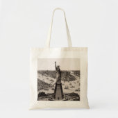 Vrijheidsbeeld in de haven van New York Tote Bag (Voorkant)