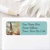 Vrijheidsbeeld in de wereld etiket (Insitu)