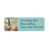 Vrijheidsbeeld in de wereld etiket (Voorkant)