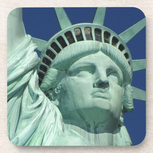 Vrijheidsbeeld in New York Bier Onderzetter (Voorkant)