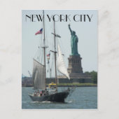 Vrijheidsbeeld in New York Briefkaart (Voorkant)