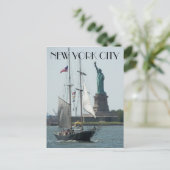 Vrijheidsbeeld in New York Briefkaart (Staand voorkant)