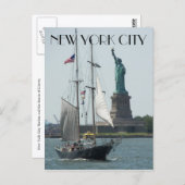 Vrijheidsbeeld in New York Briefkaart (Voorkant / Achterkant)