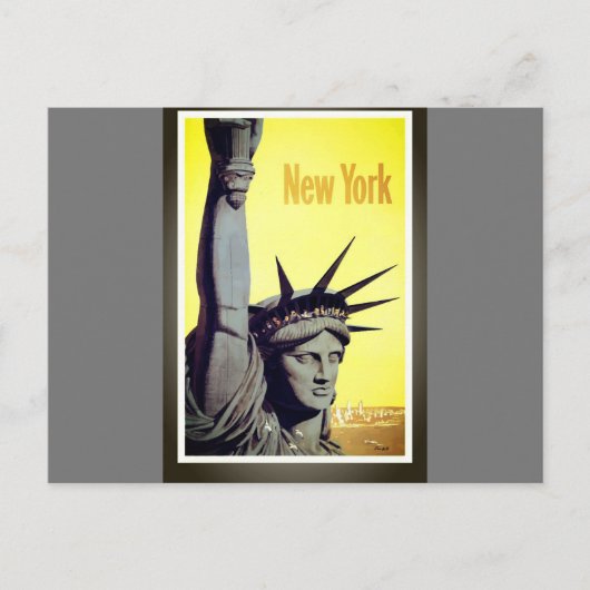 Vrijheidsbeeld in New York Briefkaart (Voorkant)